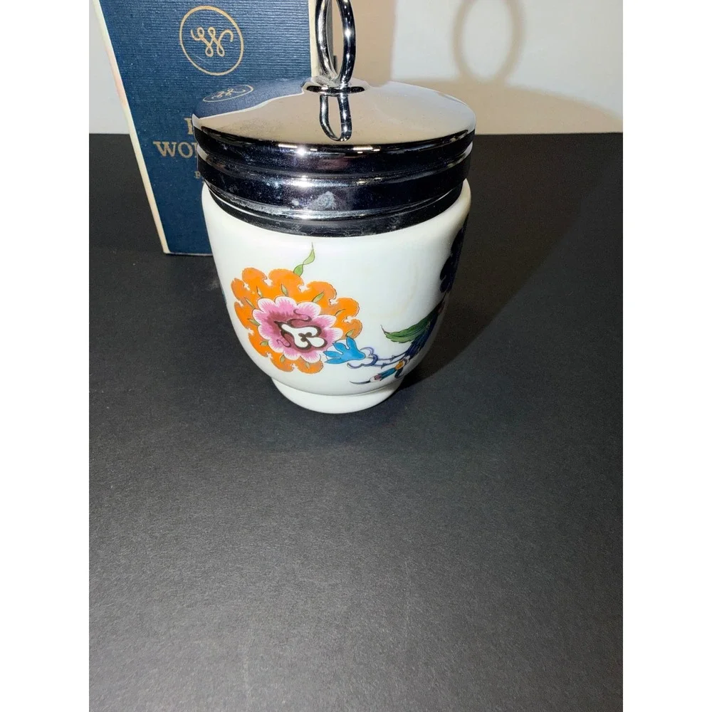 Royal Worcester Astley Egg Coddler Flameproof Porcelain Made‎ in England Vintage